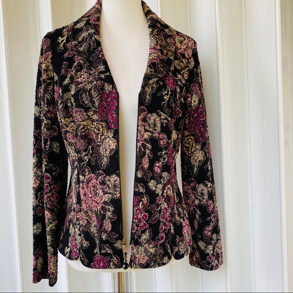 Women’s Multi Colored Zippered Dress Top